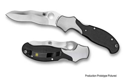 The Kris Folder  Knife shown opened and closed.