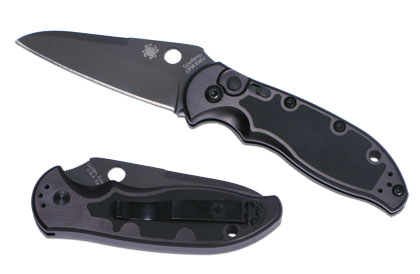 The Embassy™ Black Blade shown open and closed