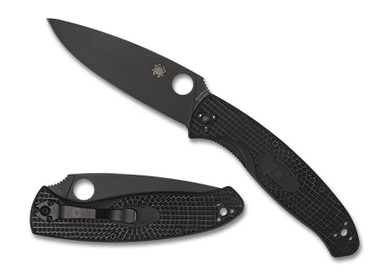 The Resilience® Lightweight Black Blade shown open and closed
