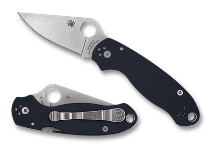 The Para® 3 Smooth G-10 CPM CRU-WEAR Exclusive shown open and closed
