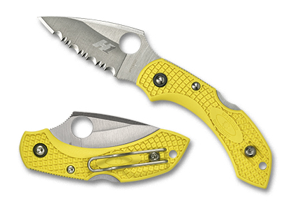 The Dragonfly™ 2 Salt® FRN Yellow shown open and closed