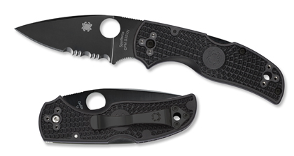 The Native® 5 FRN Black/Black Blade shown open and closed