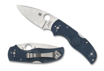 The Native  5 FRN CPM SPY27 Knife shown opened and closed.