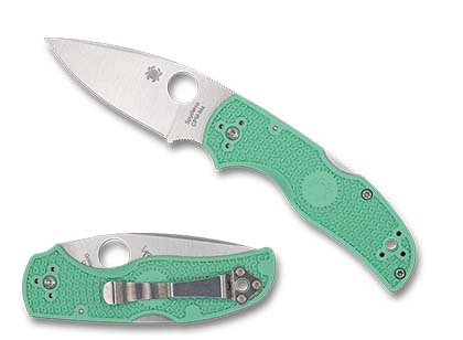 The Native® 5 FRN Mint Green CPM M4 Exclusive shown open and closed