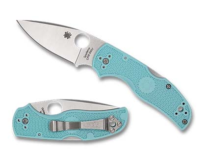 The Native® 5 FRN Teal CPM S90V Exclusive shown open and closed