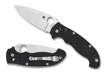 The Manix® 2 XL Black G-10 shown open and closed