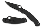 The Military™ 2 Black G-10 Black Blade shown open and closed.