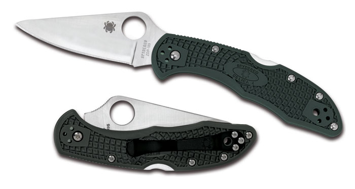 Delica® 4 FRN British Racing Green ZDP-189 - Spyderco, Inc.