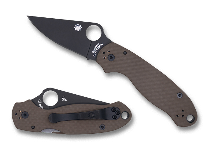 NAVAJA SPYDERCO PARA 3 - Lightweight BLACK - SPYDERCO - Tienda de Airsoft,  replicas y ropa militar con stock real .