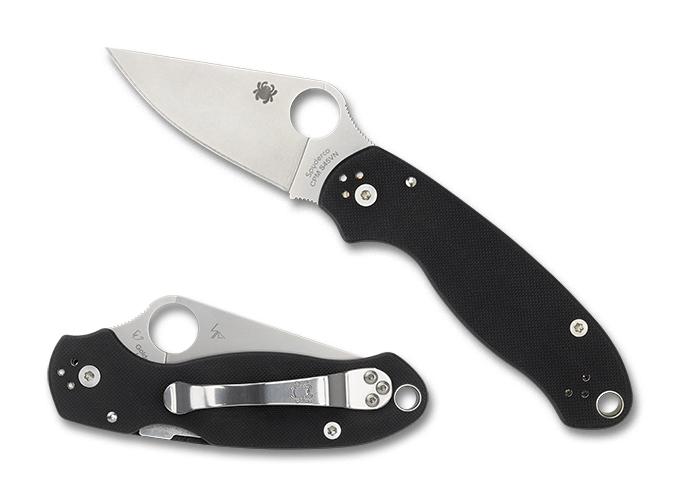 Navaja Plegable Spyderco para 3 Hoja Negra Mango Camuflaje Digital I  Oechsle - Oechsle