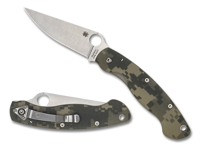 Navaja Spyderco Military, Digital Camo, negro C36GPCMOBK