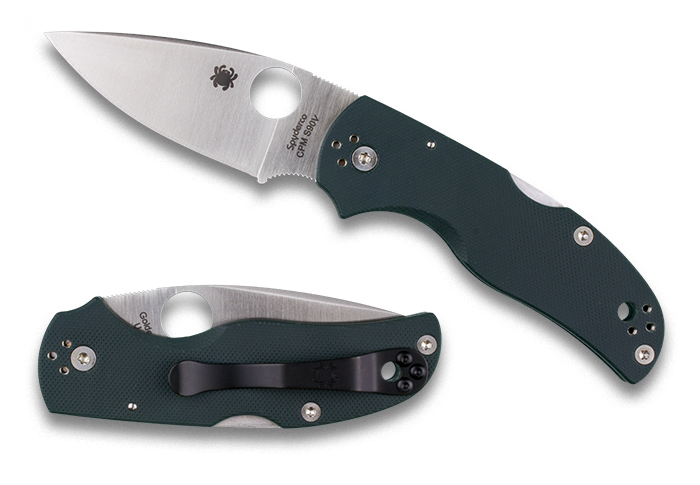 Native® 5 Polished G-10 Forest Green CPM S90V Exclusive - Spyderco