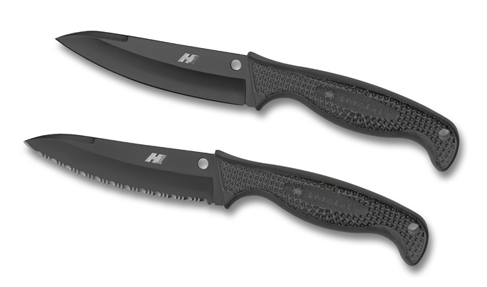 Aqua Salt™ FRN Black/Black Blade - Spyderco, Inc.