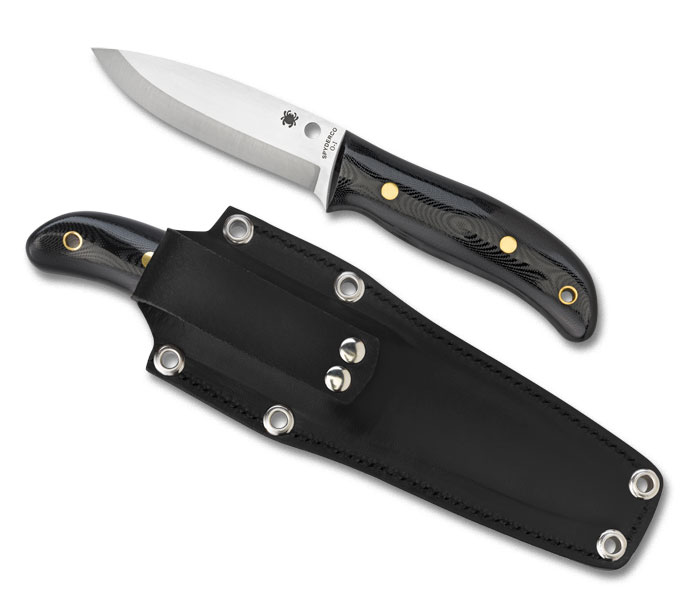 Bushcraft G-10 Black - Spyderco, Inc.