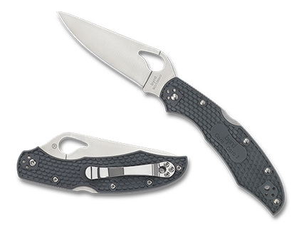 The Cara Cara  2 Gray FRN Knife shown opened and closed.