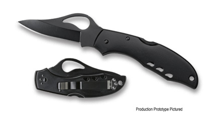 The Meadowlark® Stainless Black Blade shown open and closed