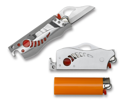 The Firebyrd  Knife shown opened and closed.