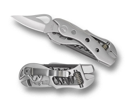 The byrdRench  Knife shown opened and closed.