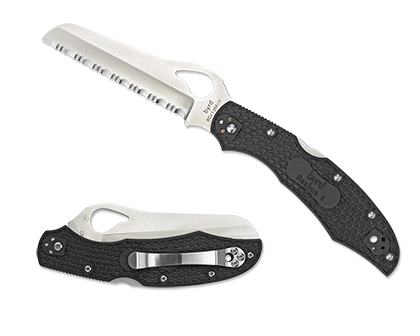 The Cara Cara® 2 Rescue™ FRN Black shown open and closed