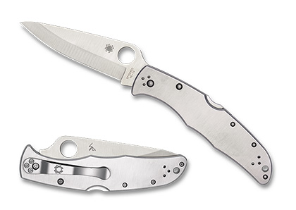 The Endura® 4 Stainless shown open and closed