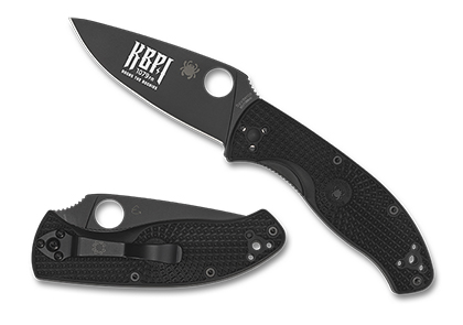 The Tenacious® Lightweight PlainEdge™ KBPI Edition shown open and closed