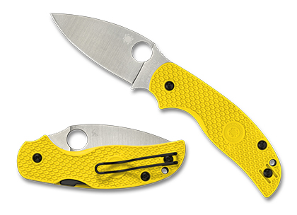 The SAGE  5 LIGHTWEIGHT SALT  Knife shown opened and closed.
