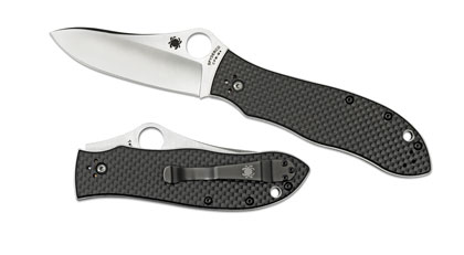 The Bradley Folder  Knife shown opened and closed.