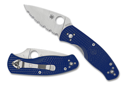 The Persistence® Lightweight CPM S35VN SpyderEdge shown open and closed