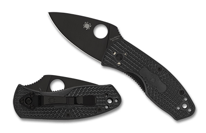The Ambitious™ Lightweight Black Blade shown open and closed