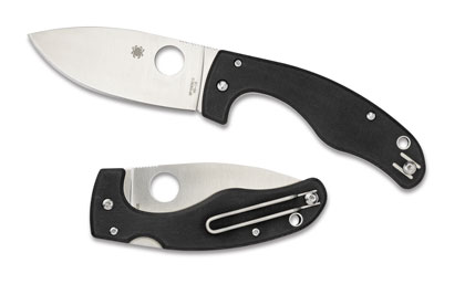 The Spyderco Junior by DiAlex shown open and closed
