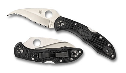 The Lil Matriarch  Lightweight Knife shown opened and closed.