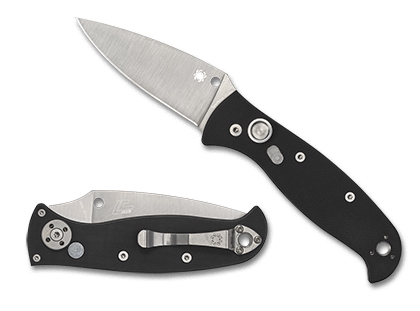 The Autonomy  2 G-10 Black Knife shown opened and closed.