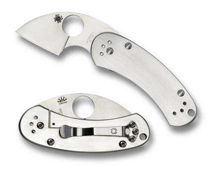 The Equilibrium  Stainless Steel Knife shown opened and closed.