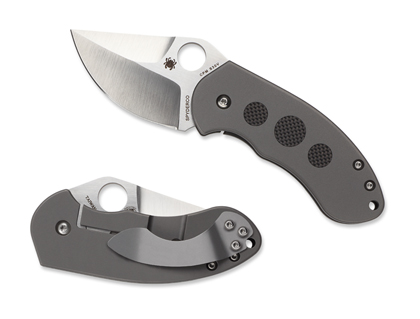 The Burch Chubby™ Titanium shown open and closed