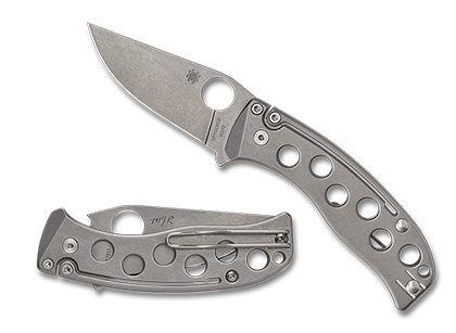 The PITS  Folder Sprint Run Knife shown opened and closed.