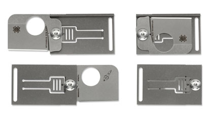 The Squarehead™ Ti shown open and closed