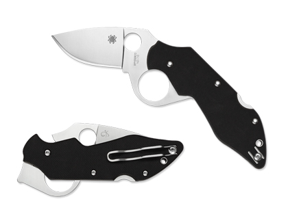 The Introvert™ G-10 Black shown open and closed