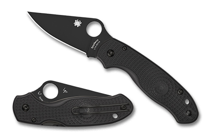 The Para® 3 Lightweight Black Blade shown open and closed