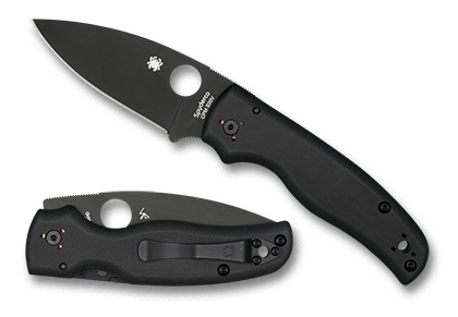 The Shaman® G-10 Black/Black Blade shown open and closed