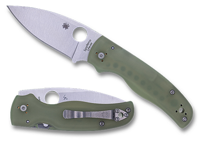The Shaman  Natural G-10 CPM  M4 Exclusive Knife shown opened and closed.