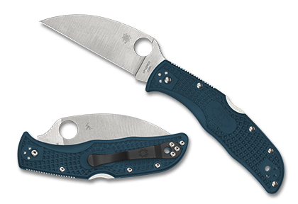 The Endela  Lightweight Wharncliffe K390 Knife shown opened and closed.