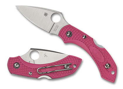 The Dragonfly™ 2 FRN Pink CPM S30V shown open and closed
