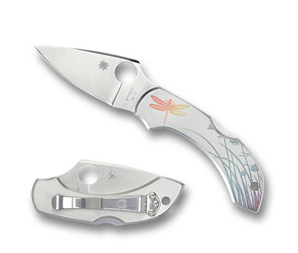 The Dragonfly™ Stainless Tattoo shown open and closed