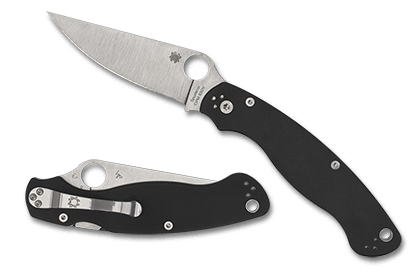 The Military  2 Knife shown opened and closed.