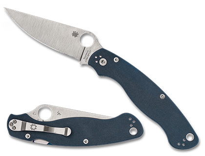 The Military  2 CPM  SPY27   Knife shown opened and closed.