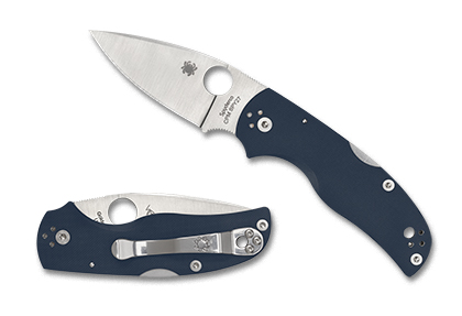 The NATIVE  5 CPM  SPY27  Knife shown opened and closed.