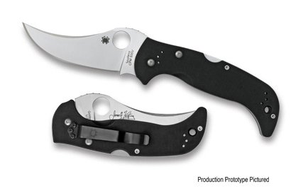 The Chinook  II G-10 Knife shown opened and closed.