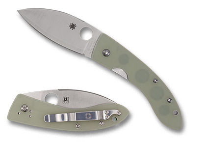 The Lum Chinese™ Folder Natural G-10 HAP40/SUS420 Exclusive shown open and closed
