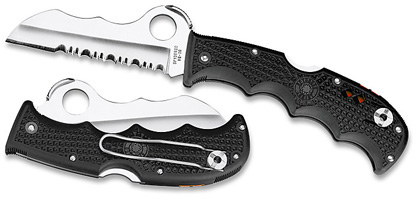 The Assist  II FRN Knife shown opened and closed.