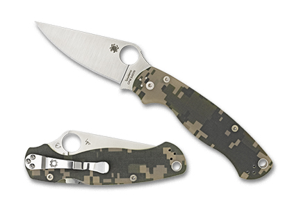 The Para Military® 2 G-10 Camo shown open and closed